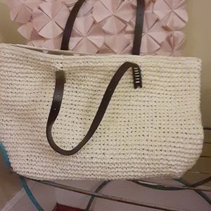 STRAW shoulder bag